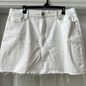 Ana white denim skirt sz 16